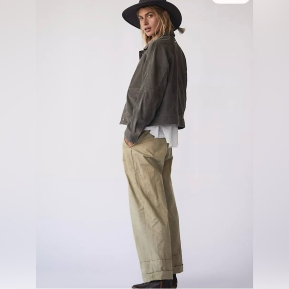 FREE PEOPLE  Marina Low Rise Pants SIZE 4 - Picture 4 of 13